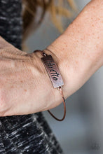 Load image into Gallery viewer, Hustle Hard- Copper Bracelet