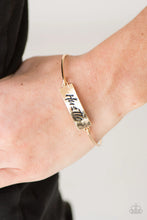 Load image into Gallery viewer, Hustle Hard- Gold Bracelet