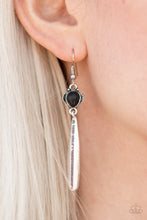 Load image into Gallery viewer, TROPIC TREK-BLACK EARRING