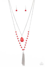 Load image into Gallery viewer, Flintstone Flirt - Red Necklace