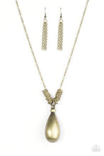 Load image into Gallery viewer, Just A Drop - BRASS Necklace