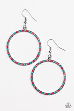 Load image into Gallery viewer, Spring Party - Multi/Blue and Pink Earrings