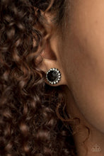 Load image into Gallery viewer, Royal Ruler - Black Earrings