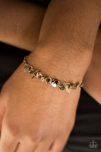 Load image into Gallery viewer, Shimmer Train - Brass bracelet