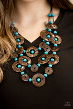 Load image into Gallery viewer, Bahama Bungalow - Blue Necklace