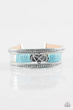 Load image into Gallery viewer, Hustlin Heart - Blue Bracelet