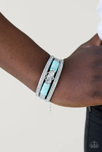 Load image into Gallery viewer, Hustlin Heart - Blue Bracelet