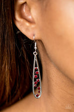 Load image into Gallery viewer, Here Comes The Reign- Red Earring