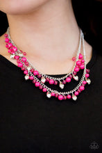 Load image into Gallery viewer, Madri Gras Glamour- PINK Necklace