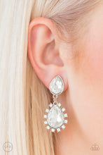 Load image into Gallery viewer, Sink Or Swim- White CLIP ON Earrings