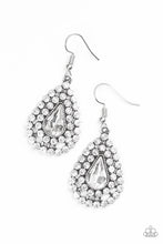 Load image into Gallery viewer, Diamond Dazzle- White Earrings