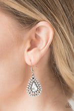 Load image into Gallery viewer, Diamond Dazzle- White Earrings