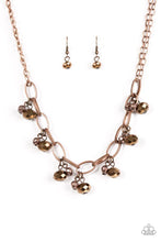Load image into Gallery viewer, Let's Get This Fashion Show On The Road - Copper Necklace