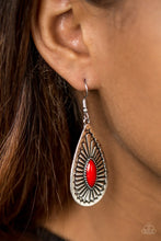 Load image into Gallery viewer, Wild Wilderness - RED Earrings