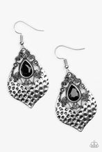 Load image into Gallery viewer, Royal Rebel -BLACK Earrings