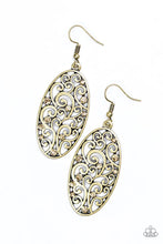 Load image into Gallery viewer, Glistening Gardens -BRASS Earring