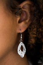 Load image into Gallery viewer, Glam Crush - WHITE Earrings