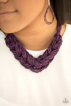 Load image into Gallery viewer, Wrap battle - Purple Necklace