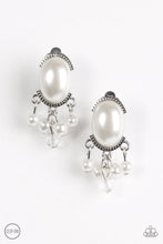 Load image into Gallery viewer, Classy Classablanca - WHITE CLIP ON Earrings