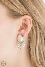Load image into Gallery viewer, Classy Classablanca - WHITE CLIP ON Earrings