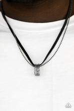 Load image into Gallery viewer, The Ring Bearer Black Men's Necklace