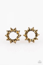 Load image into Gallery viewer, Richly Resplendent- Brass Earrings