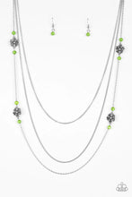 Load image into Gallery viewer, Hibiscus Hideaway - Green Necklace