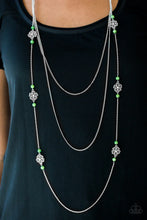 Load image into Gallery viewer, Hibiscus Hideaway - Green Necklace
