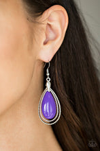 Load image into Gallery viewer, Spring Splendor- Purple Earring