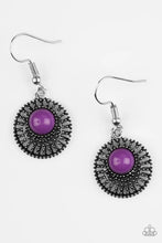 Load image into Gallery viewer, Stylishly Saharan - Purple Earrings