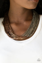 Load image into Gallery viewer, Flashy Fashion - Copper NECKLACE