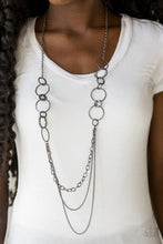 Load image into Gallery viewer, Ring Down The House - BLACK Necklace