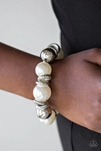 Load image into Gallery viewer, ROCKIN ROCKEFELLER - White bracelet