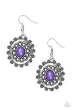 Load image into Gallery viewer, Summer Blooms - Purple Earrings