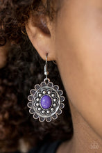 Load image into Gallery viewer, Summer Blooms - Purple Earrings