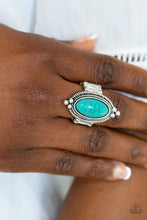Load image into Gallery viewer, Summer Sandstone- Blue Ring