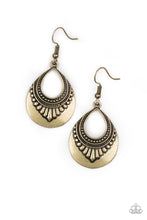 Load image into Gallery viewer, Totally Terrestrial - Brass EARRINGS
