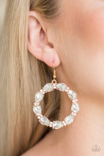 Load image into Gallery viewer, Ring Around The Rhinestones - GOLD Earring