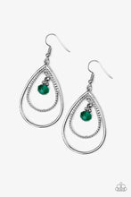 Load image into Gallery viewer, Reign On My Parade - Green Earrings