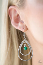 Load image into Gallery viewer, Reign On My Parade - Green Earrings