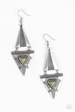 Load image into Gallery viewer, El Paso Edge - GREEN EARRINGS