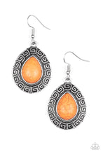 Load image into Gallery viewer, Tribal Tango -- Orange Earrings