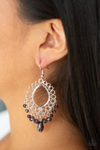 Load image into Gallery viewer, Just Say Noir --Purple Earrings