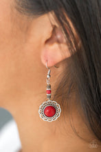 Load image into Gallery viewer, DESERT BLISS - RED EARRINGS