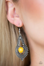 Load image into Gallery viewer, Zooming Zumba - Yellow Earrings