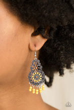 Load image into Gallery viewer, COURAGEOUSLY CONGO- Yellow EARRING