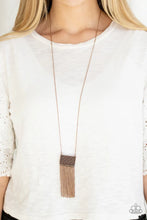 Load image into Gallery viewer, Totally Tassel - Copper necklace