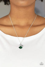 Load image into Gallery viewer, Stylish Square - GREEN Necklace