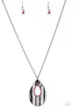 Load image into Gallery viewer, Stop Tear Drop And Roll - PINK Necklace