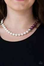 Load image into Gallery viewer, 5th Avenue A Lister- Purple Necklace